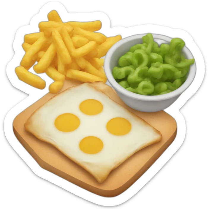 Meal snack sticker