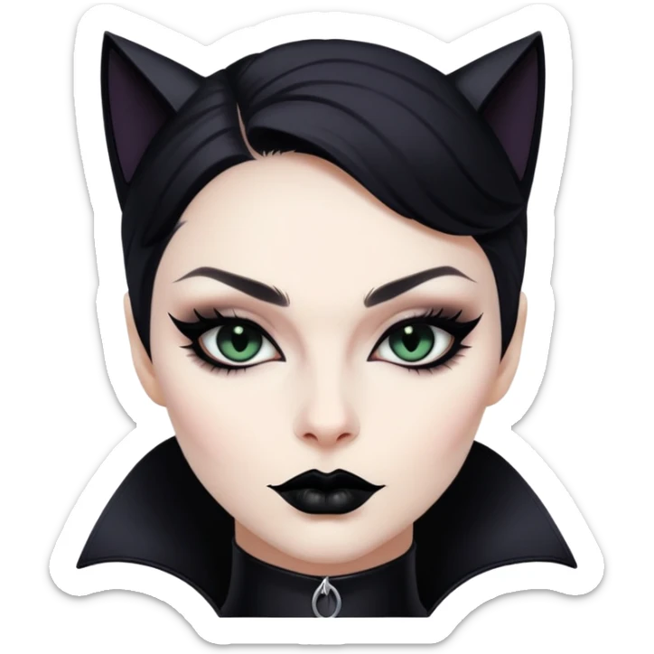 Catwoman face sticker