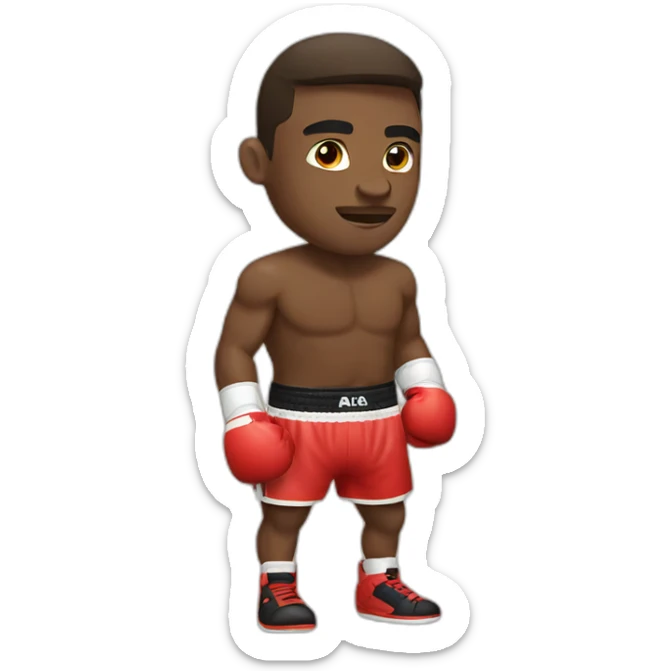 a boxer sticker