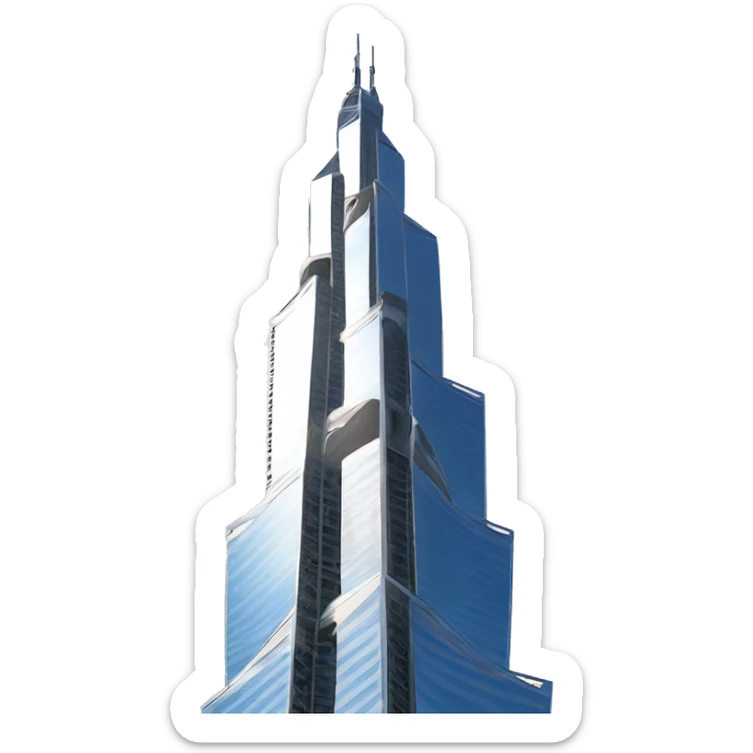 Burj khalifa sticker