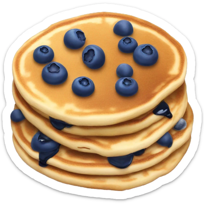 blueberry pancakes  sticker