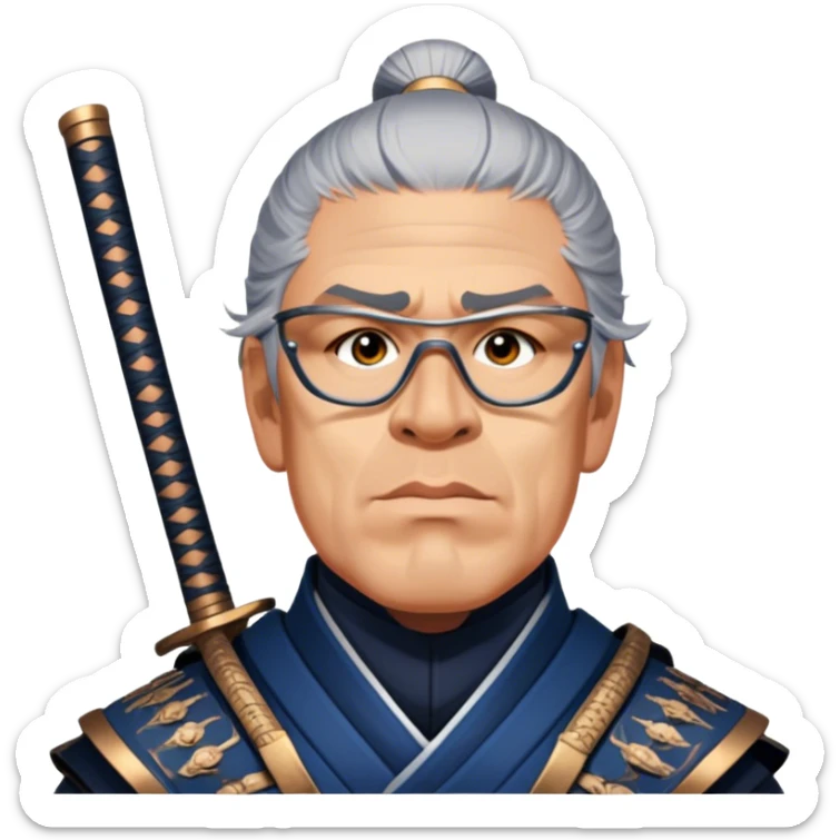 Vigilant Samurai sticker