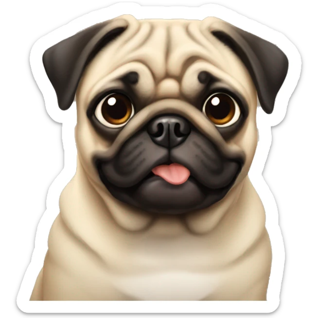 Pug sticker