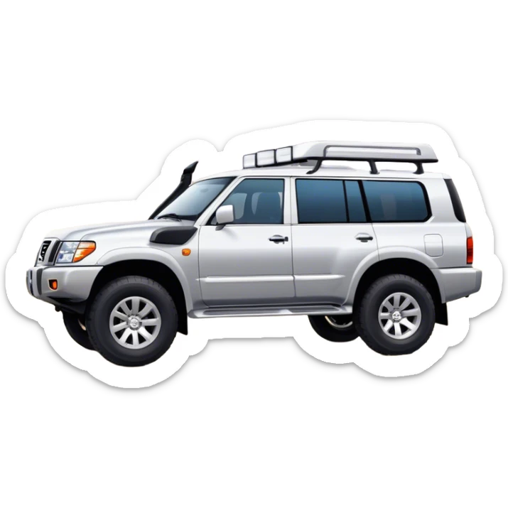 Nissan Patrol y62 - Nissan (Model Year: 2022) (Iconic colour: Silver) sticker
