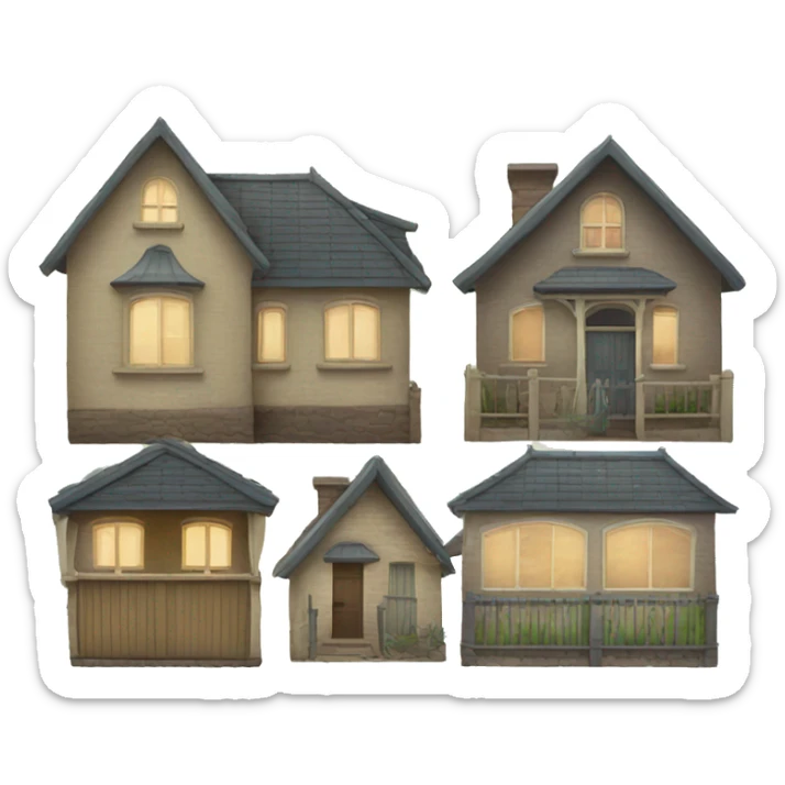 houses in australia sticker