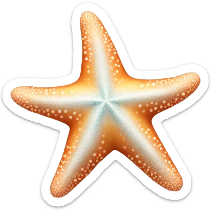 Starfish sticker