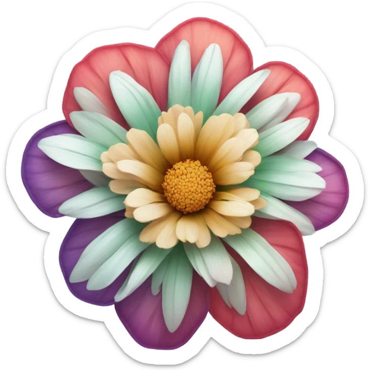 Flower sticker