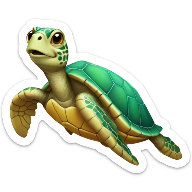 sea turtle sticker