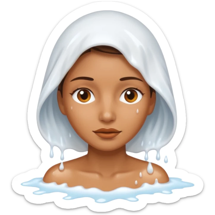 A womed vagina with sticky white cum coming out of it sticker