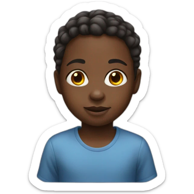 African child sticker