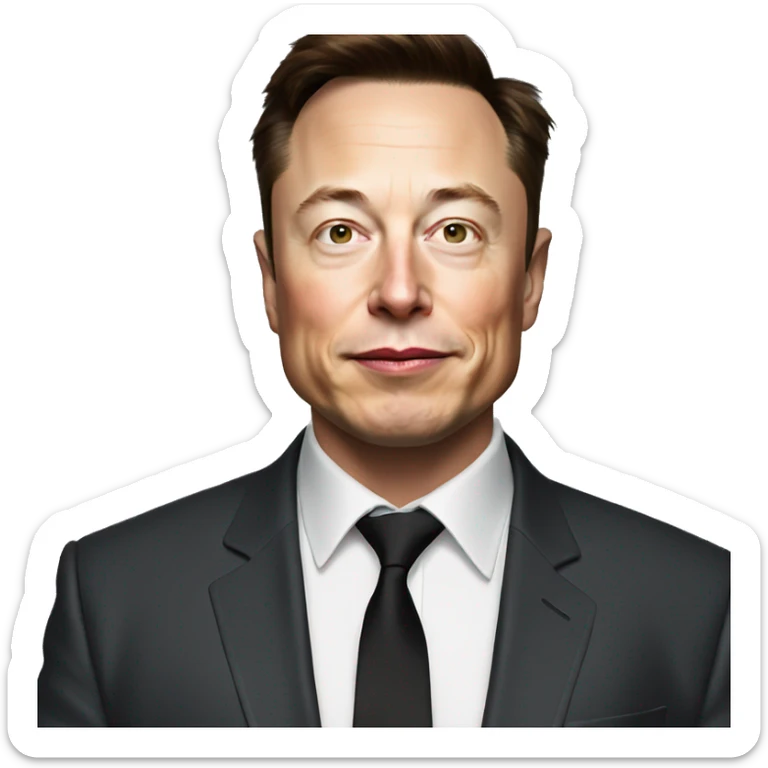 elon musk sticker