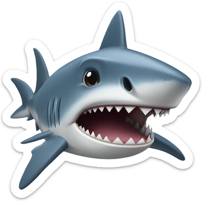 Shark sticker