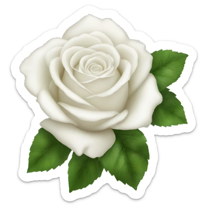 White roses sticker