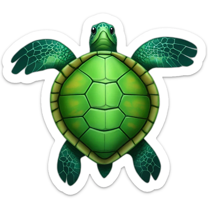 sea turtle sticker