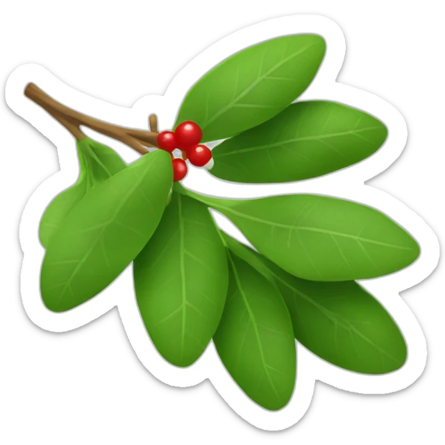 mistletoe sticker