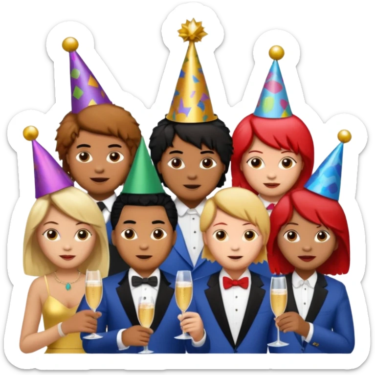 Glam jangle Quale Ricky Shoko, Tay, Tay, Rady Choppa, no Coco V Chucky sticker