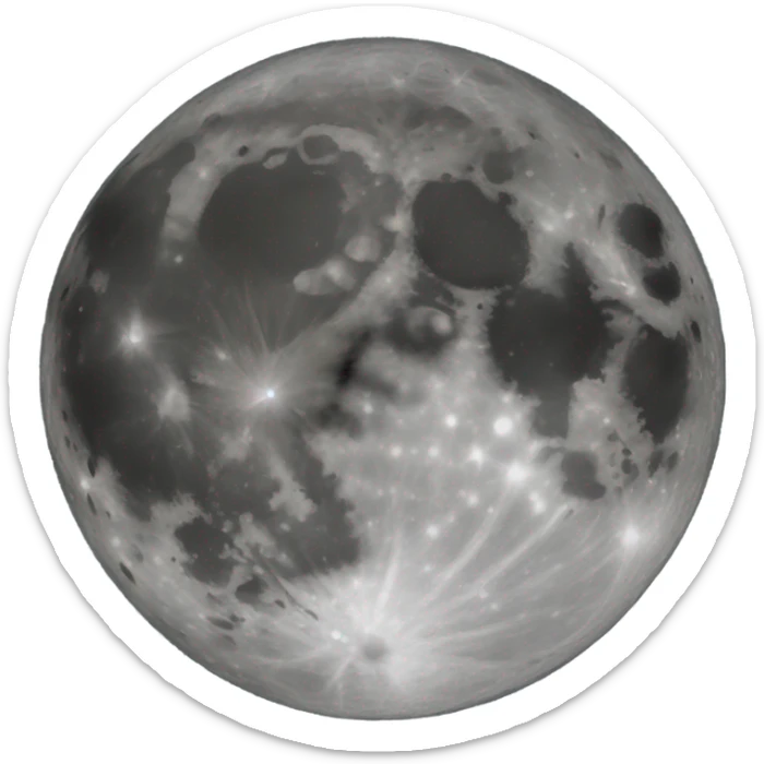 moon sticker