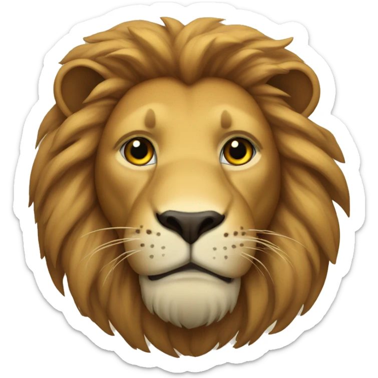 Lion sticker