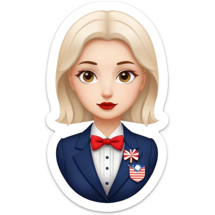 nationalist nationalist nationalist patriot patriot polish woman formal poland sticker