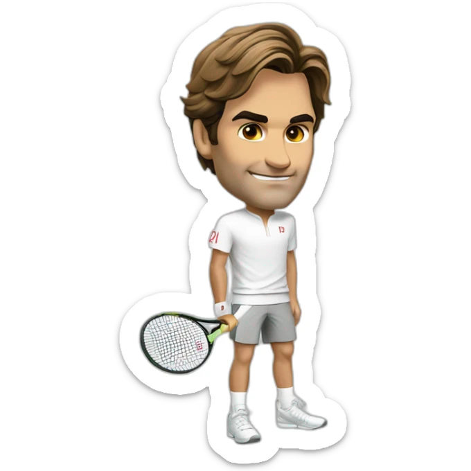 Roger federer sticker