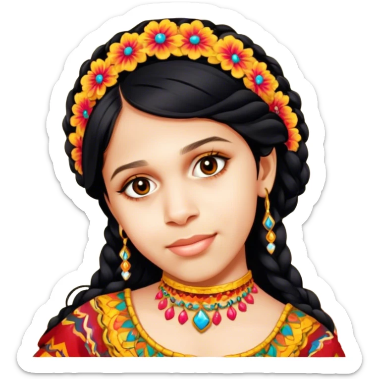 Folkloric Dancer sticker