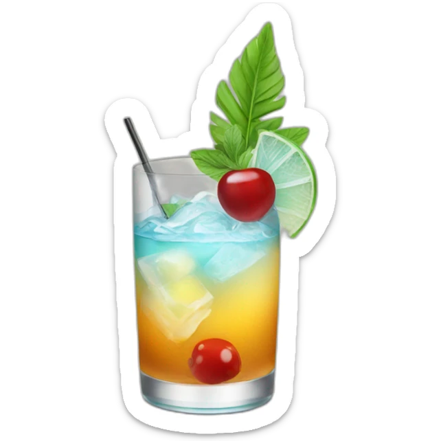 Cocktail sticker