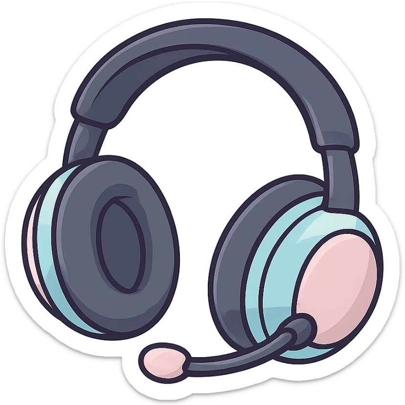 headset sticker