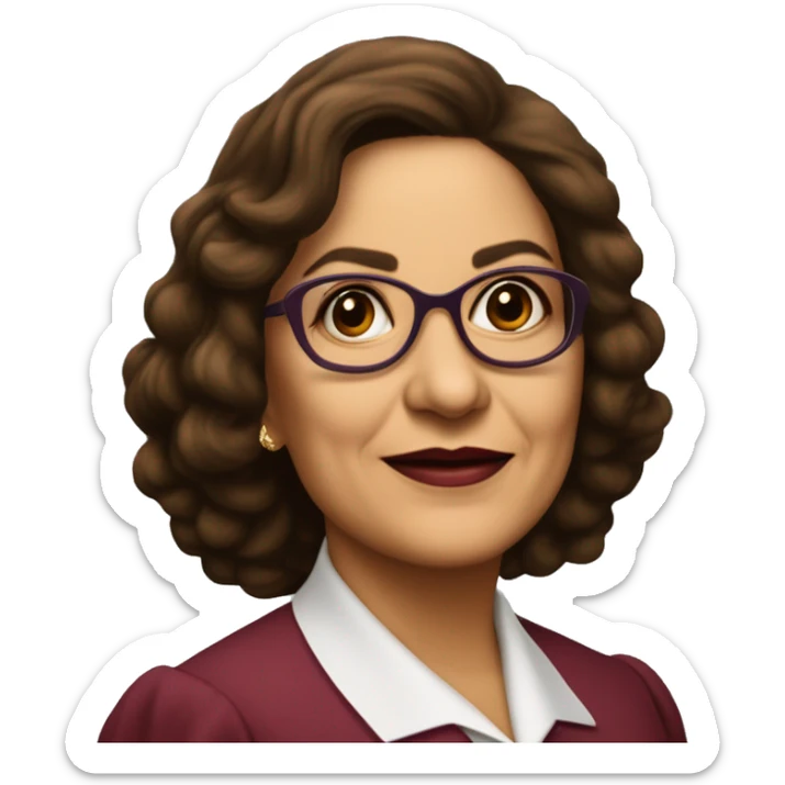 Julia Constancia de Burgos García was a Puerto Rican poet. As an advocate of Puerto Rican independence, she served as Secretary General of the Daughters of Freedom, the women's branch of the Puerto Rican Nationalist Party. burgundy  sticker