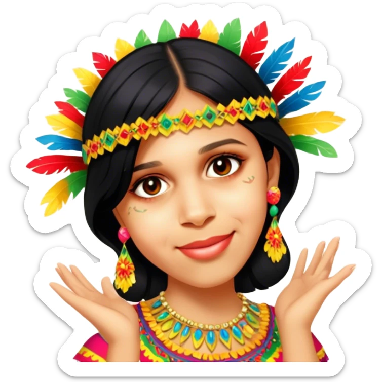 Joyful Reveler sticker