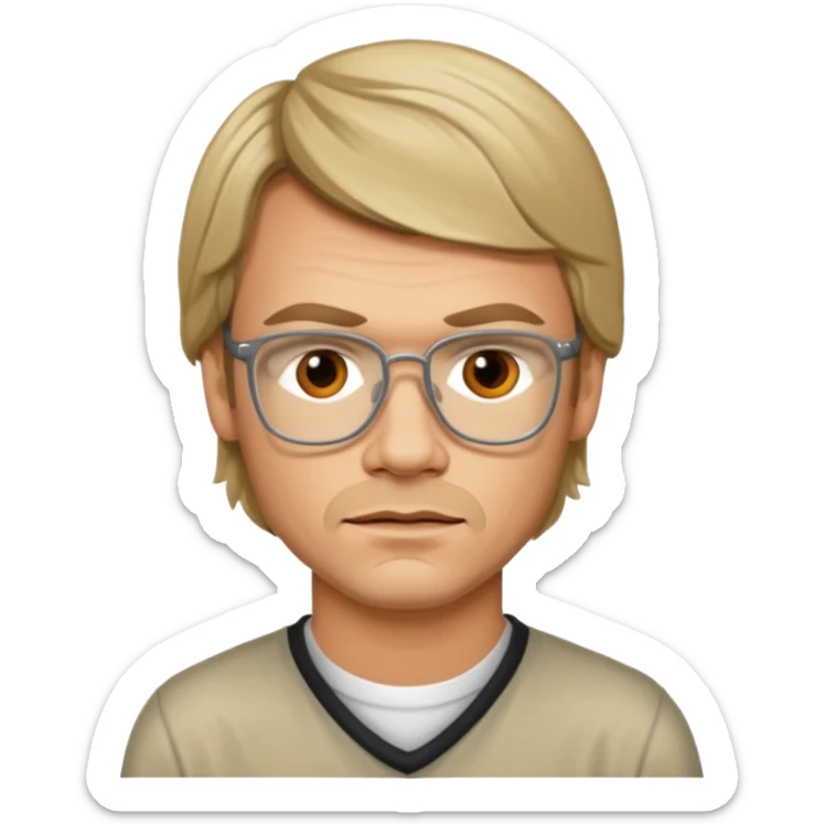 Jeffery Dhamer the People Nommer sticker