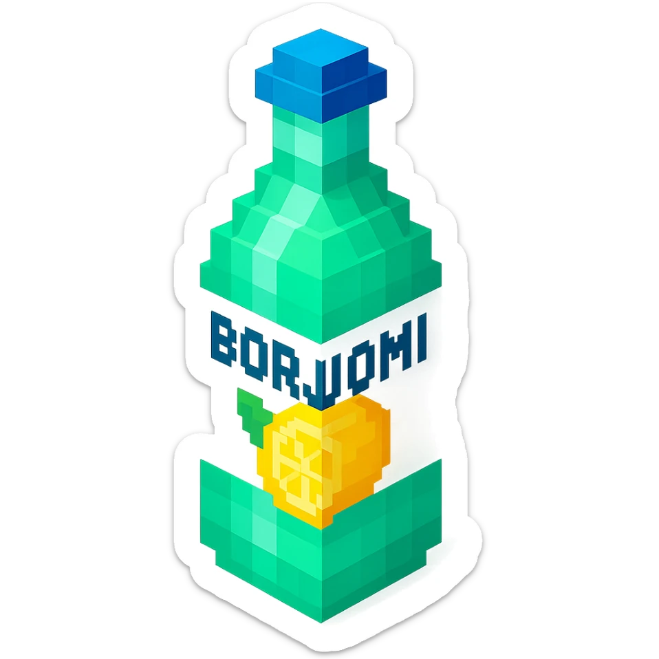 Borjomi lemonade sticker