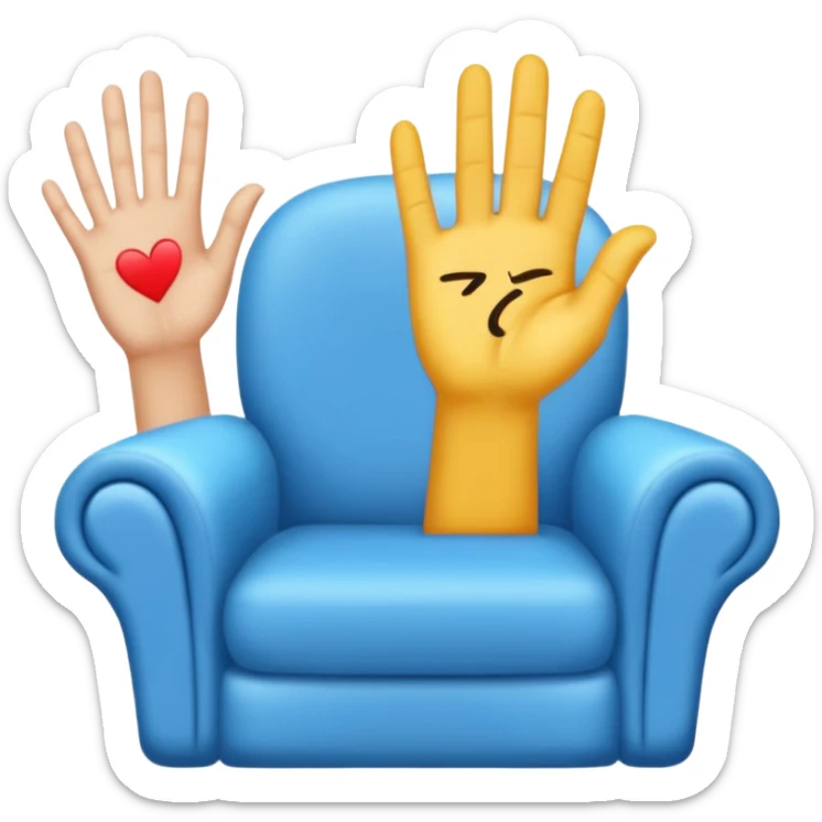 Une main humaine faisant le chiffre deux avec les doigts (index et majeur levés, les autres doigts repliés), fond neutre, photo réaliste. avec des ongles si possible  sticker