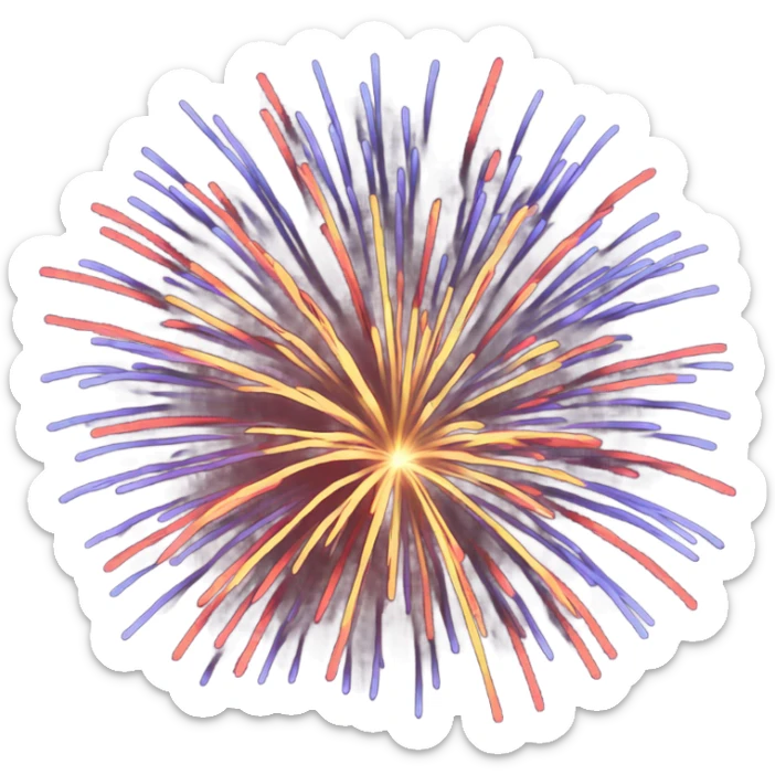 Fireworks  sticker