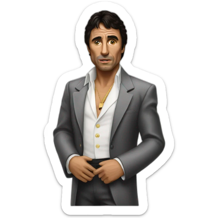 tony montana sticker