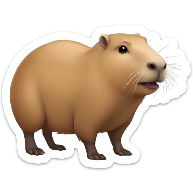 Capibara sticker