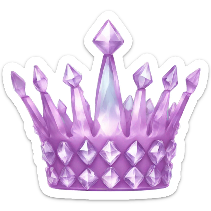 crystal crown sticker