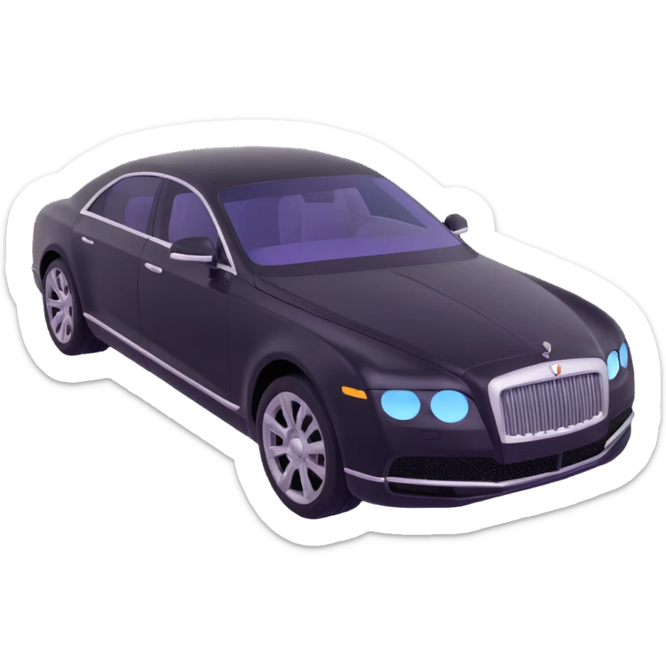 Show the transparent film clearly outside and above the luxury car, as if it is about to be placed, elegant 3D look sticker