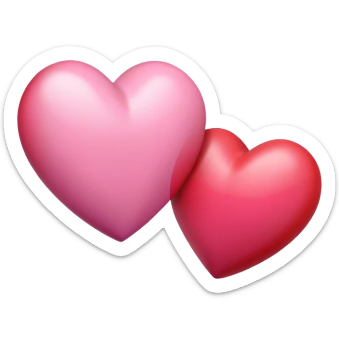 Hearts sticker