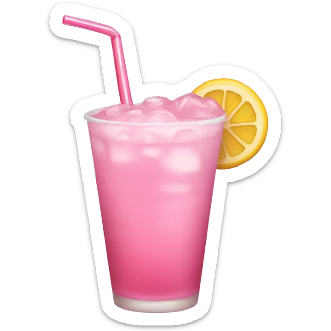 Pink drink sticker