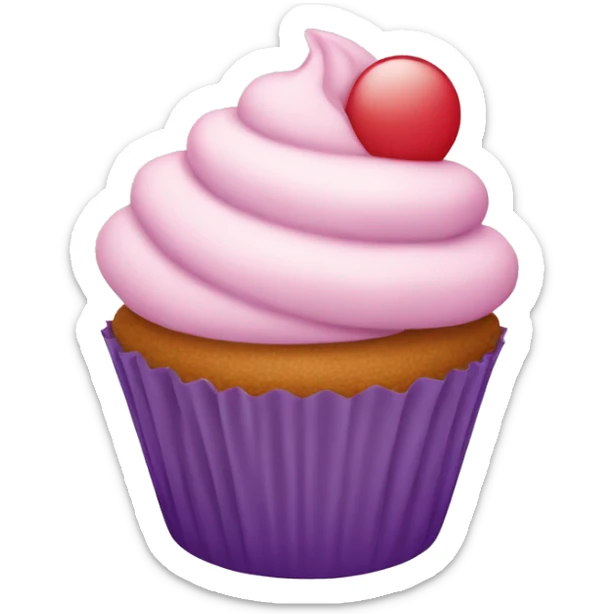 Cupcake sticker