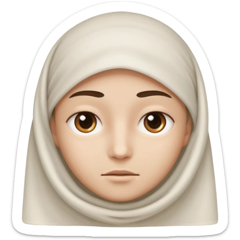 😐😐bu emojinin sadece gözleri gözüksün ve kapanan kısımlarıda beyaz renkte kapansin sticker