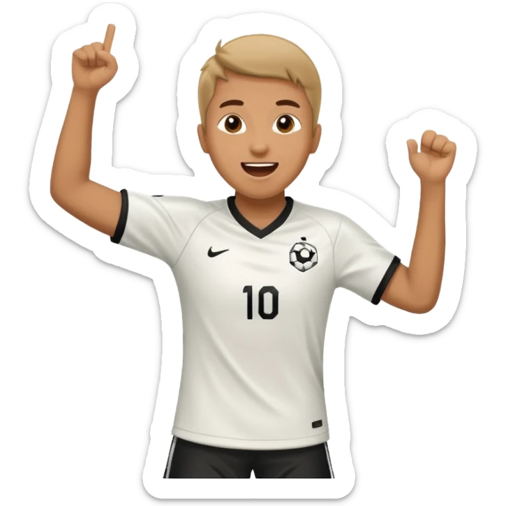 Español viendo un partido de fútbol y celebrando porque marcaron gol sticker