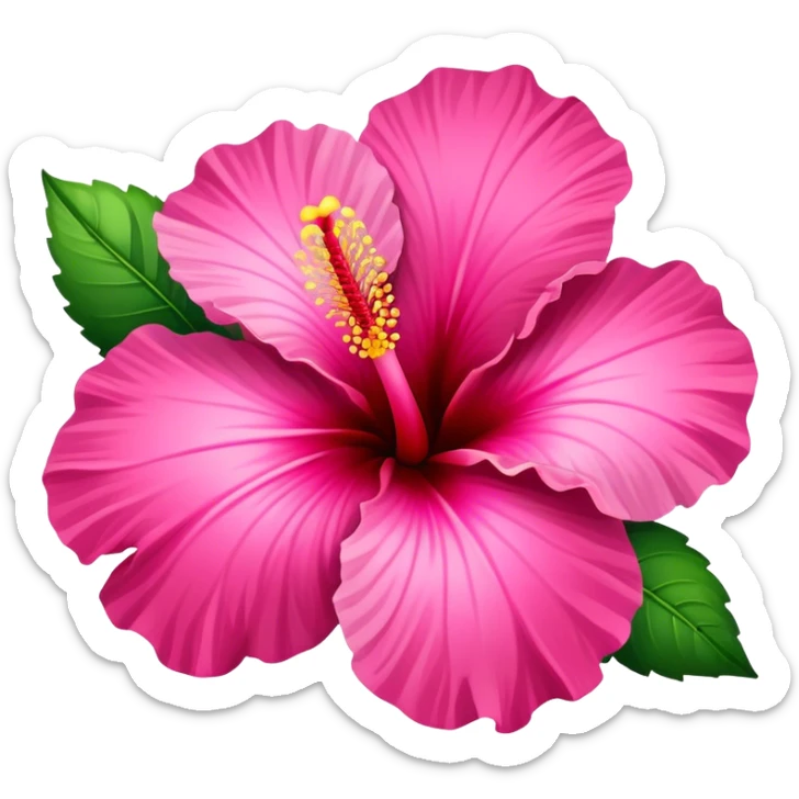 hibiscus  sticker