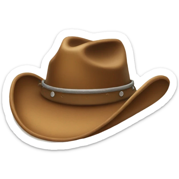 Cowboy hat sticker