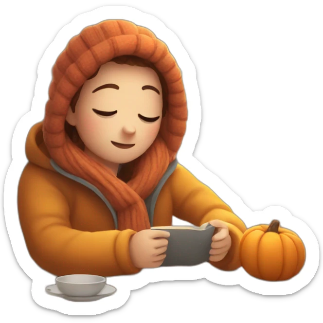 Cozy autumn  sticker