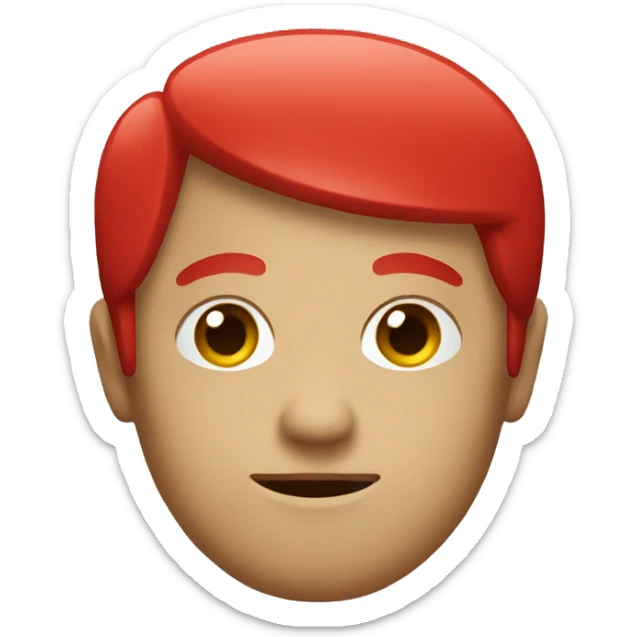 red block icon sticker