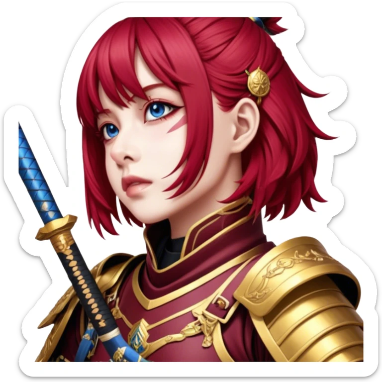 Samurai Leader sticker