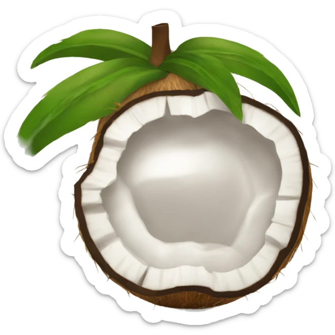 coconut sticker