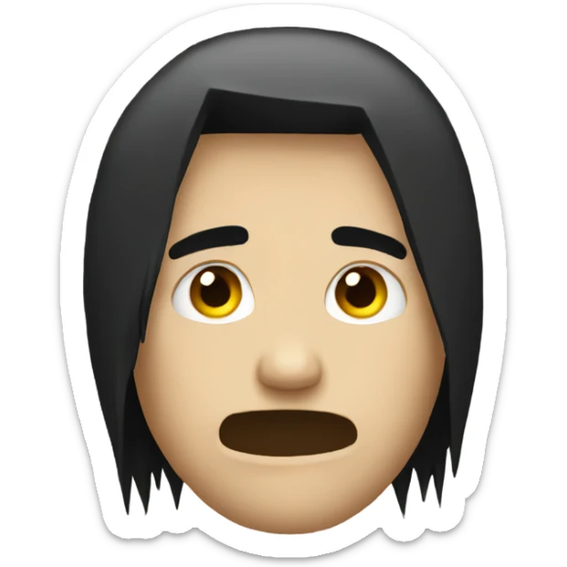 emo classic emoji sticker