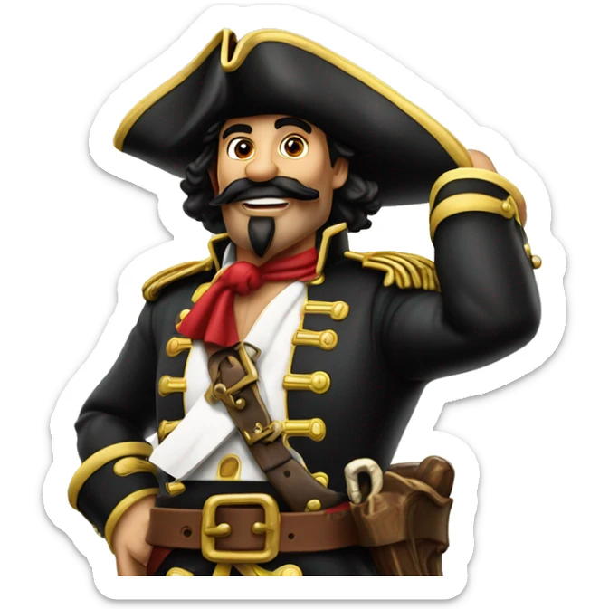 Captain Morgan (Captain Morgan Rum): Iconic-style Candid Likeness Pop Culture Character

A spirited pirate with a cocky pose, Captain Morgan symbolizes fun, adventure, and the bold spirit of the high seas in the rum world. sticker